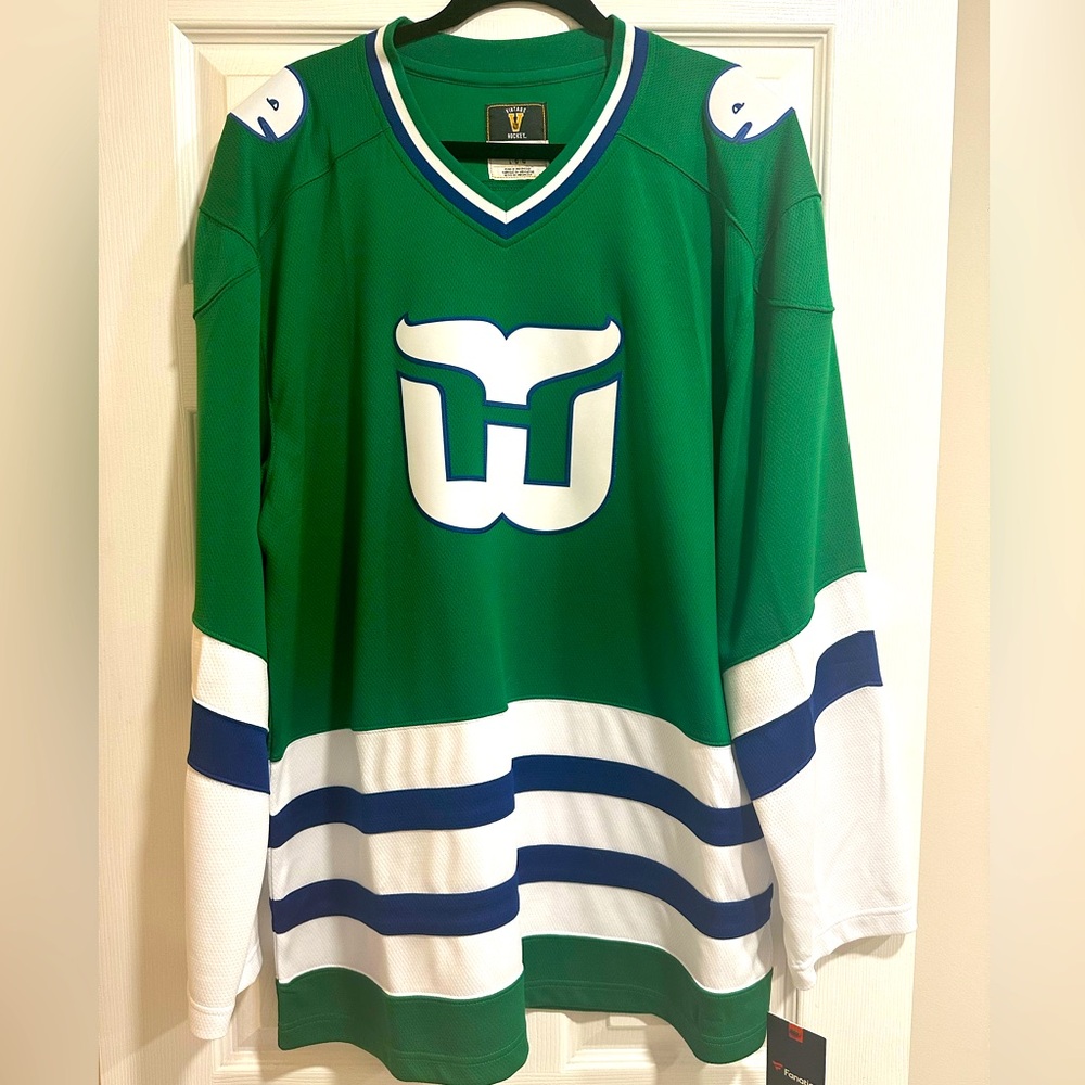 NHL Vintage Fanatics Whalers Jersey brand new with tags adult Large
